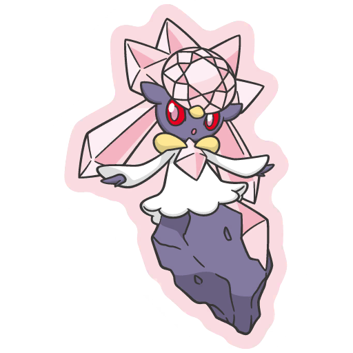 sticker flair diancie 0719