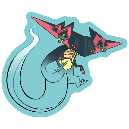 sticker flair dragapult 0887