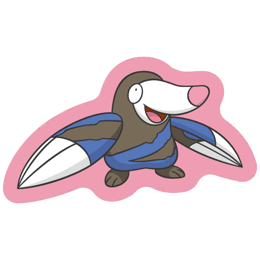 sticker flair drilbur 0529