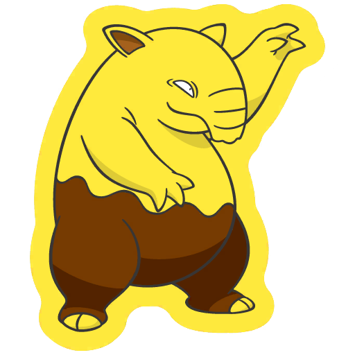 sticker flair drowzee 0096