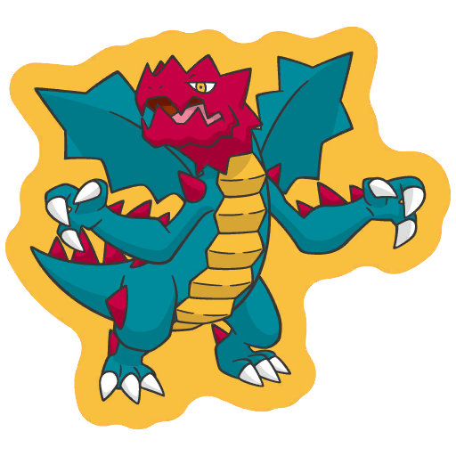 sticker flair druddigon 0621