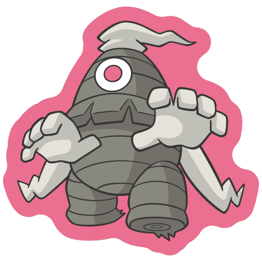 sticker flair dusclops 0356