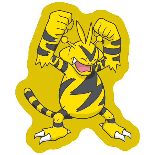 sticker flair electabuzz 0125