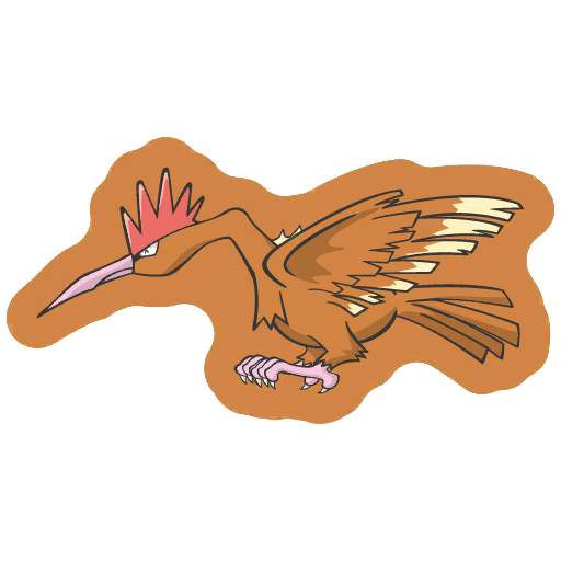 sticker flair fearow 0022