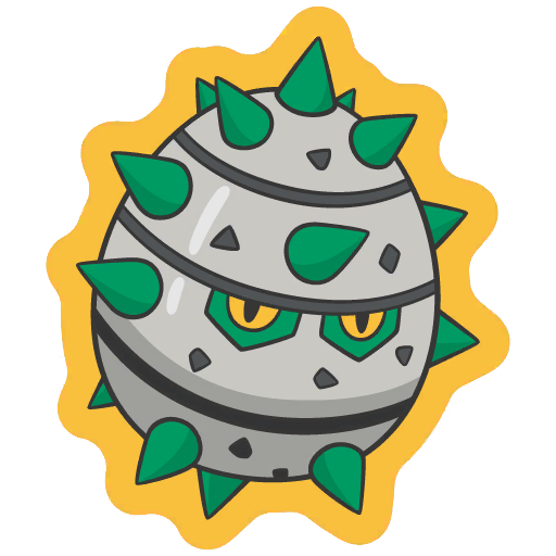 sticker flair ferroseed 0597