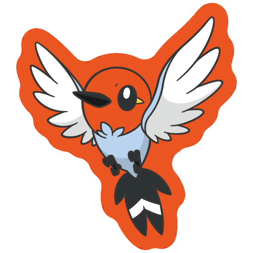 sticker flair fletchling 0661