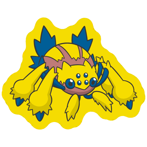 sticker flair galvantula 0596