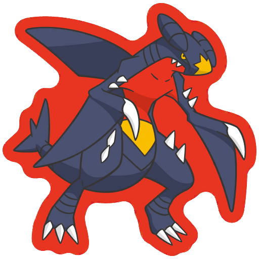 sticker flair garchomp 0445
