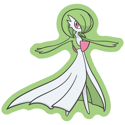 sticker flair gardevoir 0282
