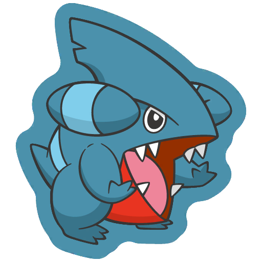 sticker flair gible 0443