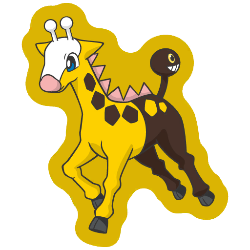 sticker flair girafarig 0203
