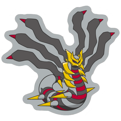 sticker flair giratina 0487