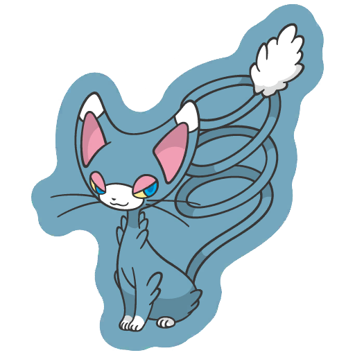 sticker flair glameow 0431