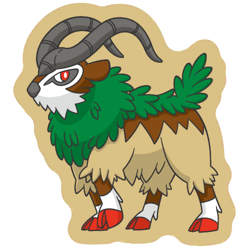 sticker flair gogoat 0673