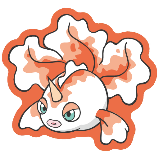 sticker flair goldeen 0118