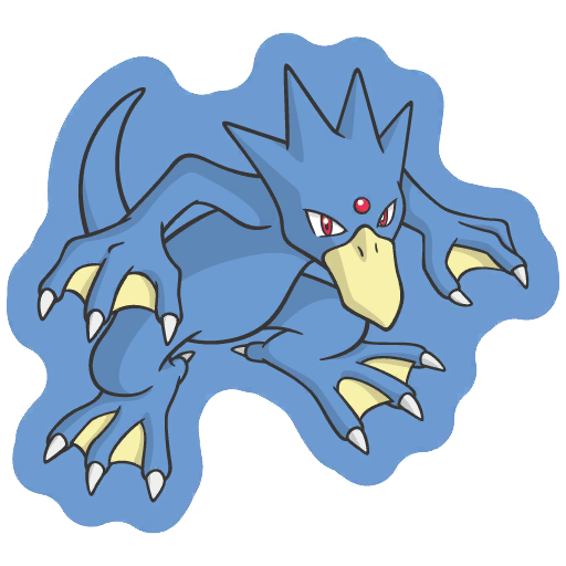sticker flair golduck 0055