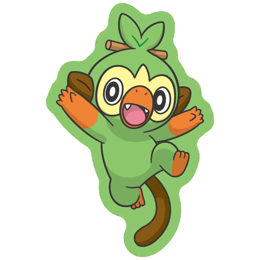 sticker flair grookey 0810