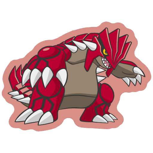 sticker flair groudon 0383
