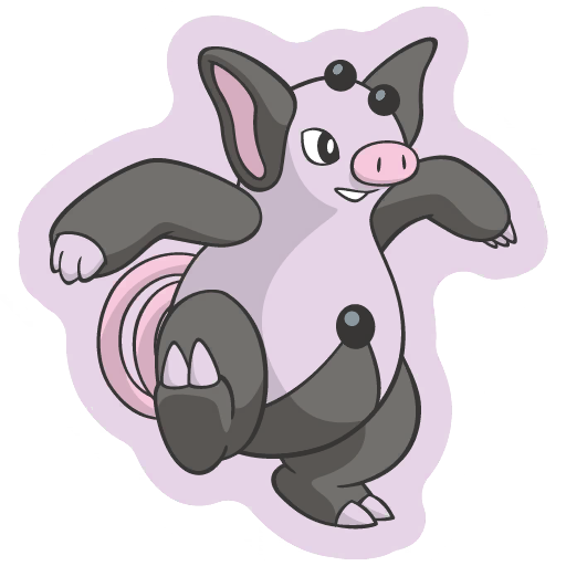 sticker flair grumpig 0326