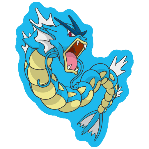 sticker flair gyarados 0130