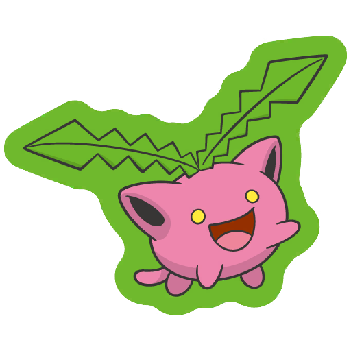sticker flair hoppip 0187