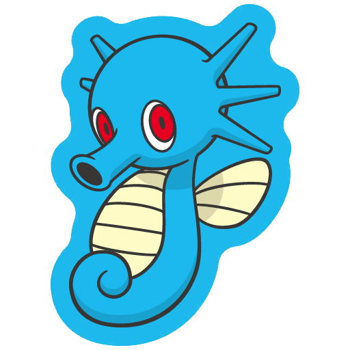 sticker flair horsea 0116