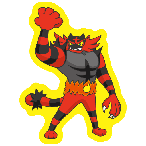 sticker flair incineroar 0727