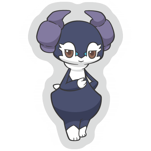 sticker flair indeedee 0876