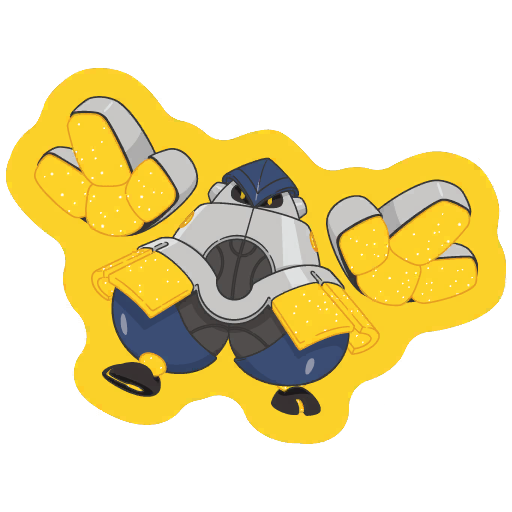 sticker flair iron hands 0992