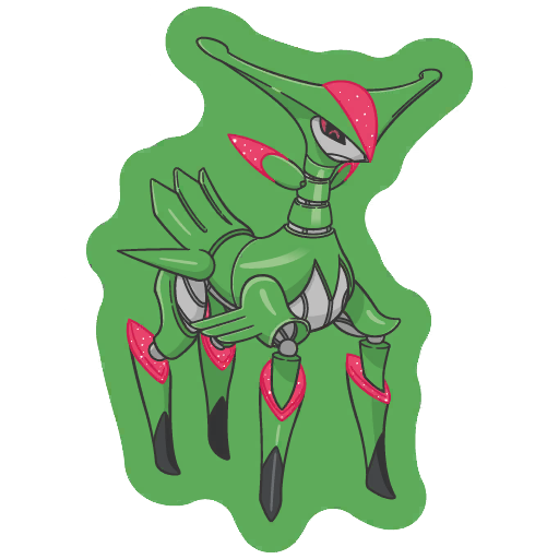 sticker flair iron leaves 1010