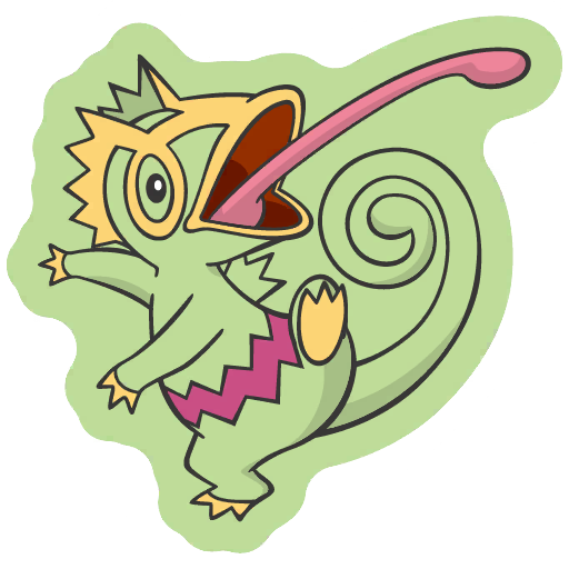 sticker flair kecleon 0352