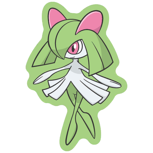 sticker flair kirlia 0281