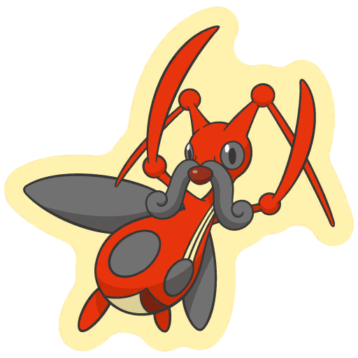 sticker flair kricketune 0402