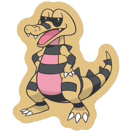 sticker flair krokorok 0552