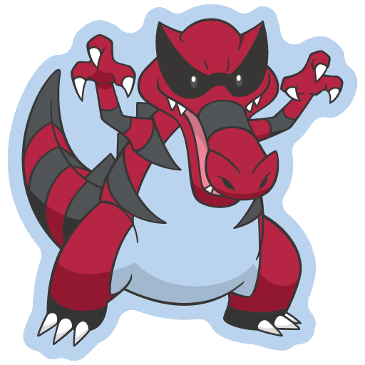 sticker flair krookodile 0553