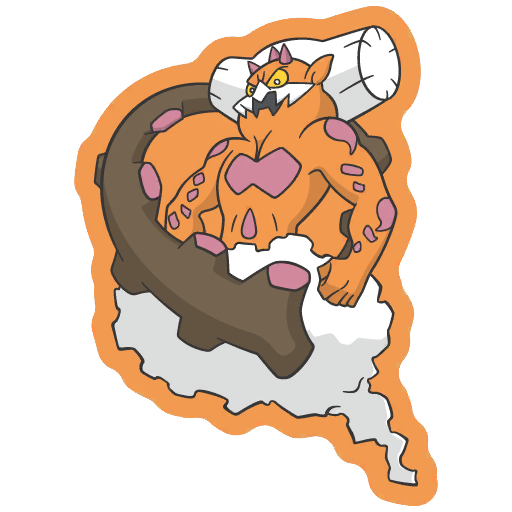sticker flair landorus 0645
