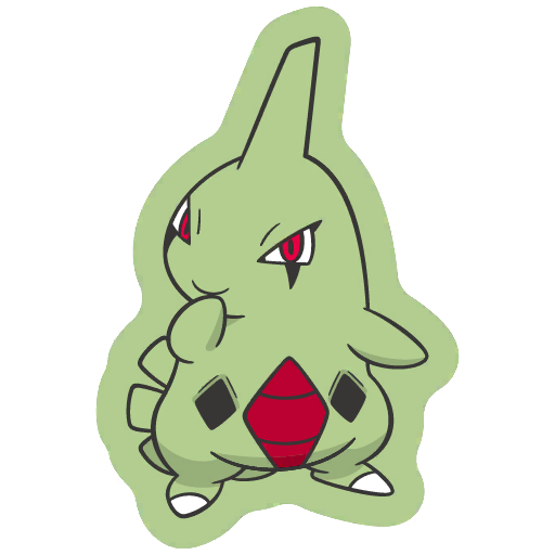 sticker flair larvitar 0246