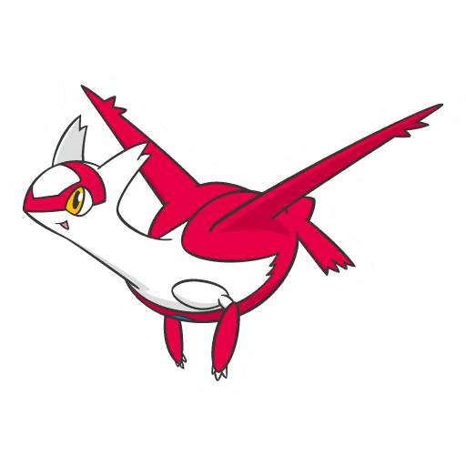 sticker flair latias 0380