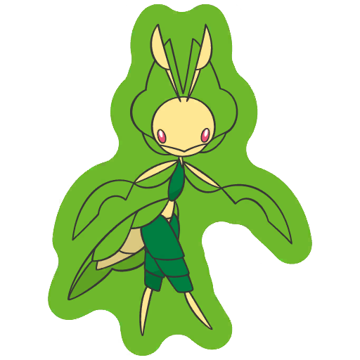 sticker flair leavanny 0542