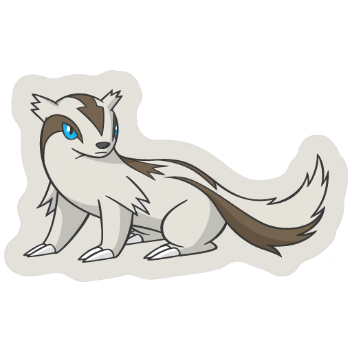 sticker flair linoone 0264