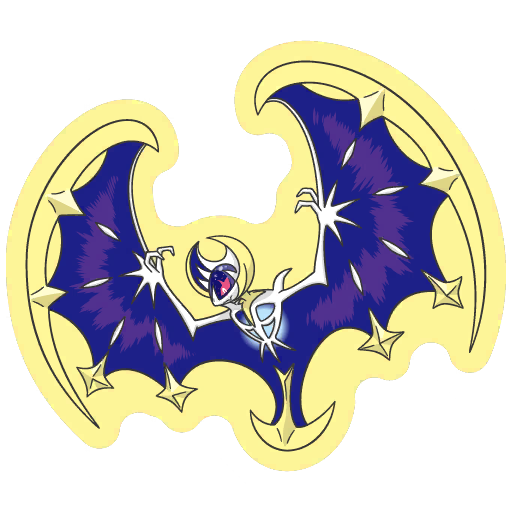 sticker flair lunala 0792