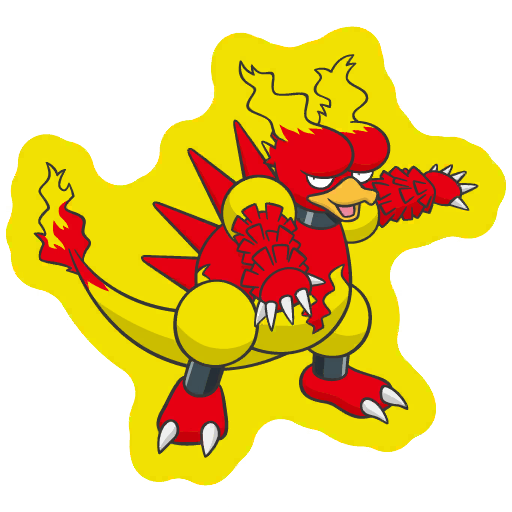 sticker flair magmar 0126