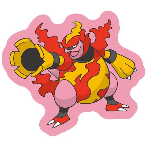 sticker flair magmortar 0467