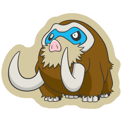 sticker flair mamoswine 0473