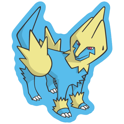 sticker flair manectric 0310