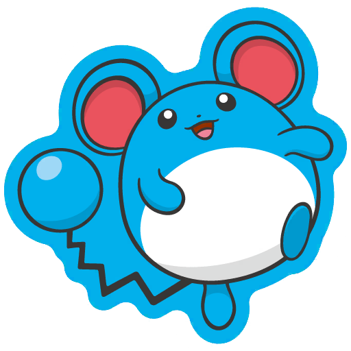 sticker flair marill 0183