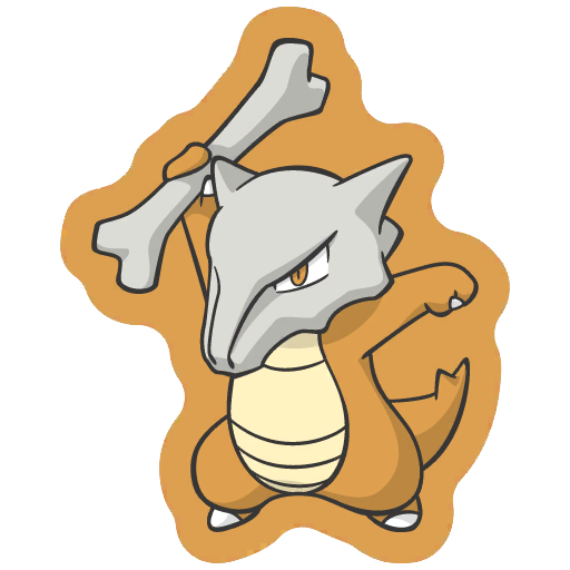 sticker flair marowak 0105