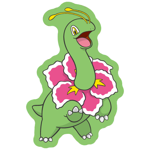 sticker flair meganium 0154