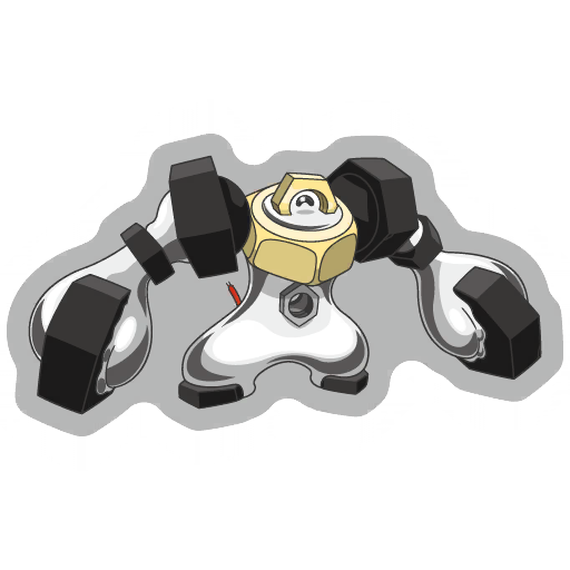 sticker flair melmetal 0809