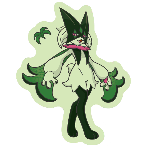 sticker flair meowscarada 0908